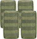 4-Pack Molle Pouch Tactical Molle Pouches Compact Utility EDC Waist Bag Pack