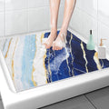 Square Shower Mat, 32x32 Inch Extra Large Non Slip Shower Mats for Inside Shower, Soft PVC Loofah Shower Mat Anti Slip Quick Drying, Shower Stall Mats for Home, Holtel, Bathroom
