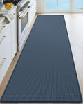 DEXI Kitchen Floor Mats Cushioned Anti Fatigue, 23x71, Large Wide Standing Runner Rug Waterproof, Comfort Memory Foam Padded for Front Sink Laundry, Navy