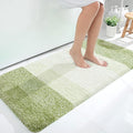 OLANLY Bathroom Runner Rugs Mat 44x24, Extra Soft Absorbent Microfiber Bath Rugs, Rubber Backing, Quick Dry, Long Bath Mats for Bathroom, Tub and Shower, Home Decor Accessories, Mustard Yellow