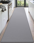 DEXI Kitchen Floor Mats Cushioned Anti Fatigue,2x9 Long Standing Runner Rug Waterproof, Comfort Memory Foam Padded for Front Sink Laundry, Grey