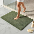 TYUU Sage Green Bathroom Rugs, Ultra Soft Bath Rugs Non Slip Washable, Super Absorbent Quick Dry Bath Mat with Rubber Backing for Bathroom Floor, Shower, or Sink, Sage Green 24" x 36"