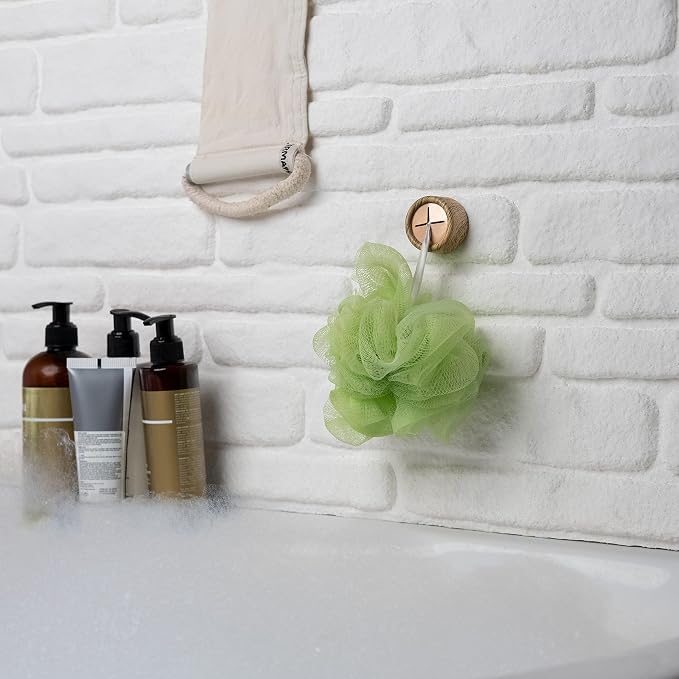 HEFA Towel Hooks, 8 Pack, Kitchen Organization, Modern Design, Plastic, Polished, Wall Mount, Storage Hook