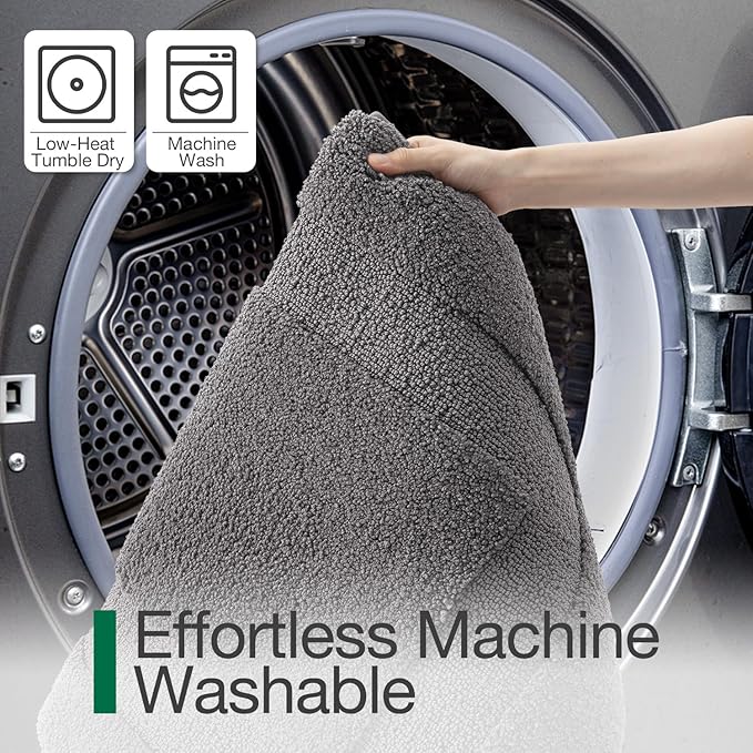 LUMI Ultra Soft Bathroom Rugs Non Slip with Rubber Backing, Absorbent Washable Bath Mat Quick Dry, Upgraded Premium Microfiber Plush Carpet for Bathtub and Shower Floor, Dark Grey, 17x30