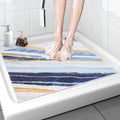 Non Slip Shower Mat - 24x24 Inch Soft and Comfortable Square Shower Mat, PVC Loofah Massage Showe Mat for Inside Shower, Anti Slip Mat for Shower, Tub, Floor, Bathroom, Kitchen, Hotel, Quick Drying