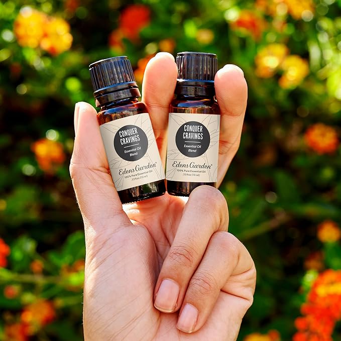 Edens Garden Conquer Cravings Essential Oil Blend- 100% Pure Premium Grade, Undiluted, Natural, Therapeutic, Aromatherapy, The Best for Skin, Humidifiers, Kid Safe 30 ml (1 fl oz)