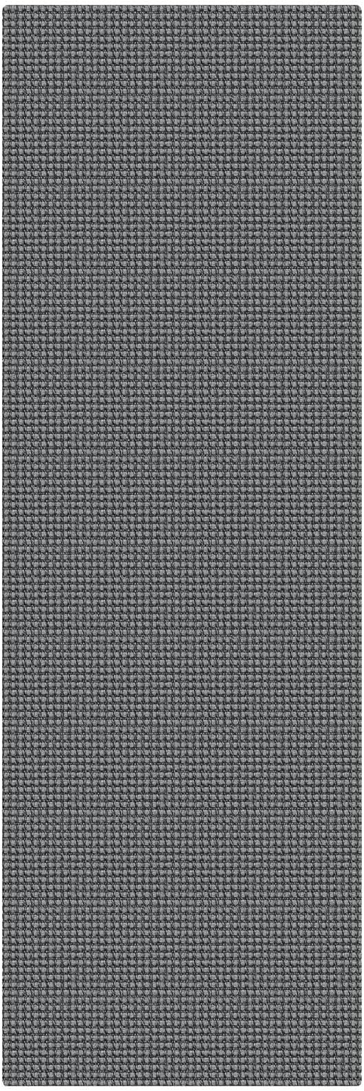 KOZYFLY Runners for Hallways 2x6 ft Washable Kitchen Runner Non Slip Rubber Backed Hall Runners Cotton Entryway Runner Rugs Floor Carpet for Indoor Backdoor Bedroom Kitchen, Grey/Dark Grey