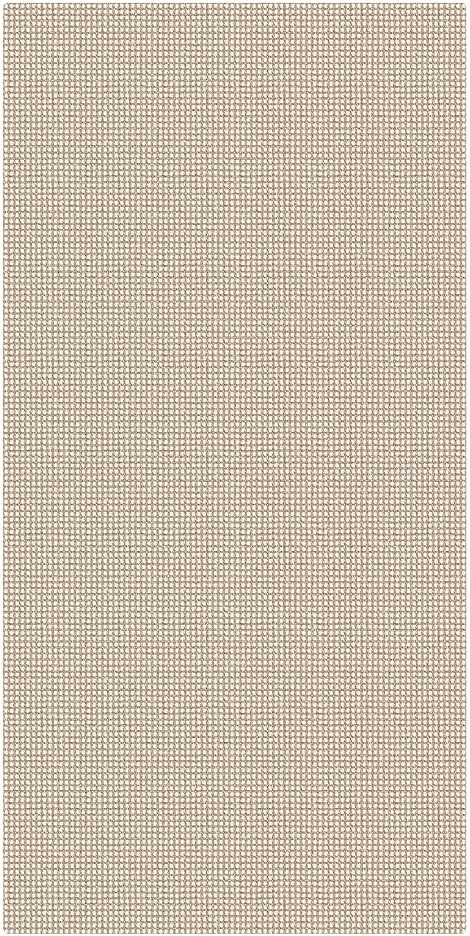 KOZYFLY 3x6 Washable Runner Rug, Non Slip Wide Runners for Hallway, Woven Large Entryway Runners, Braided Floor Carpet Runner for Entry, Kitchen, Bedside, Hall, Ivory/Camel/Brown