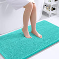 OLANLY Bathroom Runner Rugs 44x24, Extra Soft Absorbent Chenille Bath Rugs, Rubber Backing Quick Dry, Machine Washable Long Bath Mats for Bathroom Floor, Tub and Shower, Home Decor Accessories, Teal