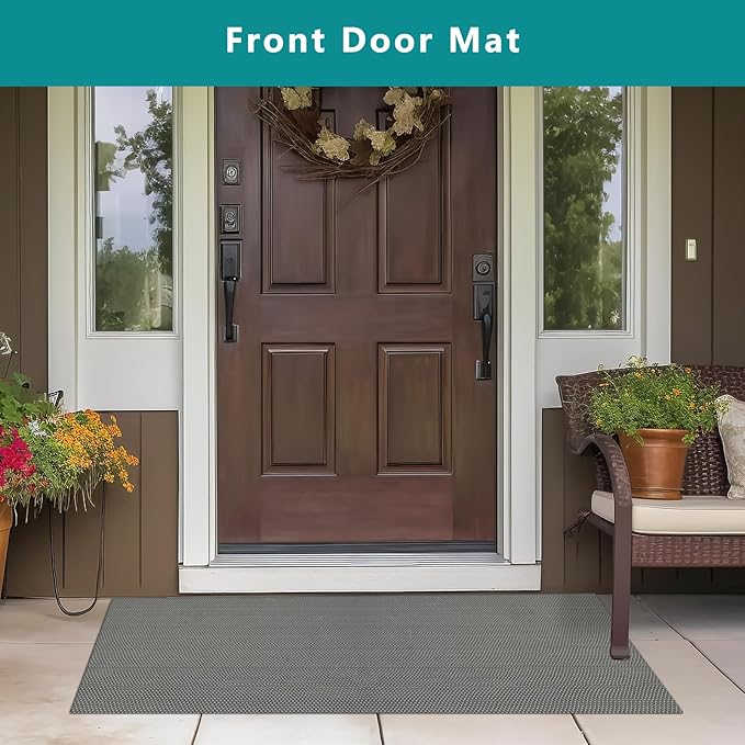 WochiTV Non Slip Drainage Mats PVC Pool Floor Mat 0.23'' Thick Outdoor Indoor Parking Space Mat for Bathroom Garage Basement Backyard Commercial Kitchen 3x10Ft
