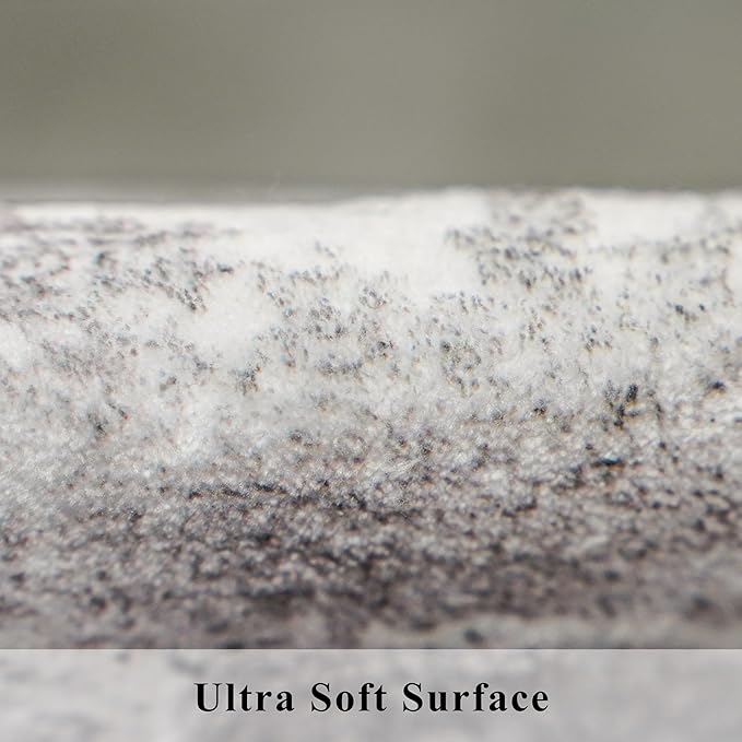 HY HAOYUNLAI 2'6x12 Runner Rugs for Hallways - Soft Kitchen Rug Non-Slip Rug Runner with Rubber Backing Washable Non Shedding Soft Beside Carpet for Bedroom Abstract Home Decor(2'6x12,Beige/Cream