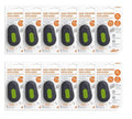 Slice Auto-Retractable Mini Box Cutter | Safe Ceramic Box Cutter Lasting 11x Longer than Metal | Keychain Box Opener | 12 Pack