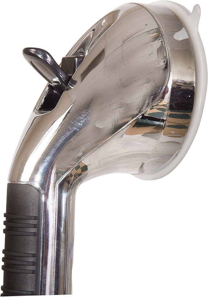 DMI Suction Grab Bars for Bathroom, Bathtub and Shower - Chrome 16 Inch (Pack of 2)