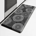 LuxStep Kitchen Mat Waterproof Kitchen Rugs for Floor Cushioned Anti-Fatigue Mat Non-Slip Standing Desk Mat Comfort Floor Mats for House Sink Office 17.3" x 39" Black