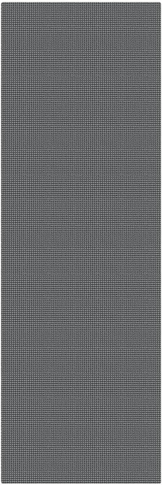 KOZYFLY Cotton Runners for Hallway 3x9, Wide Washable Runner Rug, Woven Non Slip Kitchen Runner, Braided Entryway Rug, Floor Carpet for Foyer, Bedroom, Hall, Grey/Dark Grey
