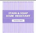 EHZNZIE Purple Shower Curtain Liner 72x72, PEVA Waterproof Bath Curtain, No Chemical Smell, 3 Weighted Magnets, Durable with Rustproof Metal Grommets