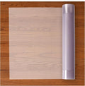 RESILIA Premium Clear Floor Protector Mat – Heavy-Duty Plastic Vinyl Covering for Hardwood, Tile, or Laminate Floors, Table, or Desk –American Modern Pattern 27" x 6' Waterproof Roll, Made in USA