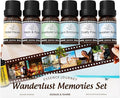 ASAKUKI Hotel Diffuser Oils Set, Hotel Scent Essential Oils for Diffuser, Travel-Inspired Luxury Fragrance Oil Blends,- Hotel Haven, Neon & Rain, Hawaiian Aloha, Warm Encounters, Finally Free