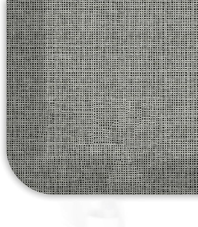 NewLife by GelPro Ergo-Foam Cushioned Anti-Fatigue Standing Kitchen Floor Mat, Padded Stain-Resistant, Waterproof, Non-Slip Comfort Padded Desk/Office Mat - 20" x 72", Patina Grey