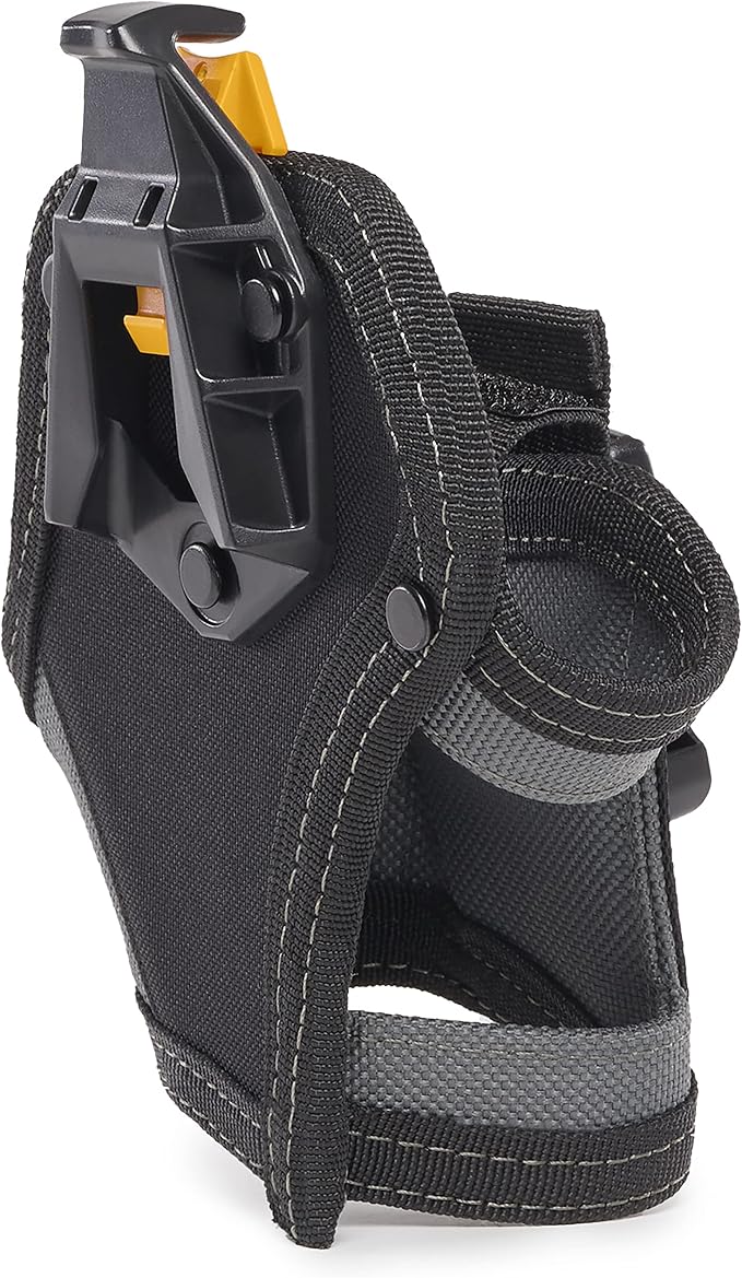 ToughBuilt ClipTech Series – Compact Drill Holster, Heavy-Duty Tool Holster ClipTech Hub, Adjustable Drill Strap, Bit Pockets, Rugged 1680D Construction Secure Jobsite Access (TB-CT-20-S)