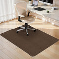 Sycoodeal Office Chair Mat for Hardwood Floor,Slip Resistant Floor Mat for Office Computer Gaming Chair,Heavy Duty Floor Protector for Rolling Chairs,Easy to Clean,Coffee(36"x48")