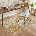 Office Chair Mat for Hardwood Floor, 48"x36" Easy Glide Computer Chair Mat Protector for Rolling Chair Under Desk Rug Nonslip Backing, Machine Wash