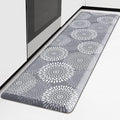 LuxStep Kitchen Mat Waterproof Kitchen Rugs for Floor Cushioned Anti-Fatigue Mat Non-Slip Standing Desk Mat Comfort Floor Mats for House Sink Office 17.3" x 60" Grey