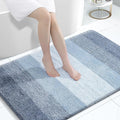 OLANLY Large Bathroom Rugs Mat 47x32, Extra Soft Absorbent Microfiber Bath Rugs, Rubber Backing, Quick Dry, Machine Washable Bath Mats for Bathroom Floor, Tub and Shower, Home Decor Accessories, Blue