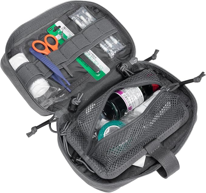 EXCELLENT ELITE SPANKER Tactical First Aid Pouch IFAK Rip Away Molle EMT Pouch Compact Admin Pouch Medical Utility Pouch Emergency Survival Kits for Tactical Vest,Backpack
