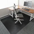 Tydle Chair Mat for Carpet, 60" x 46" Non-Slip Chair Mat for Carpeted Floors, Heavy Duty Computer Under Desk Plastic Floor Mat with Grips, Carpeted Floor Protector for Home Office (Black)
