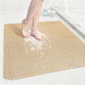 Square Shower Mat: 32"x32" Extra Large Non Slip Shower Mats for Inside Shower, Trimmable PVC Anti Slip Shower Stall Mats, Quick Dry Stand Up Shower Mat for Elderly, Kids