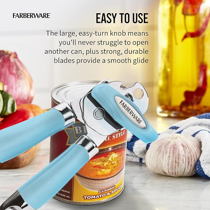 Farberware Pro 2 Can Opener, Aqua Sky, One Size (5211351)