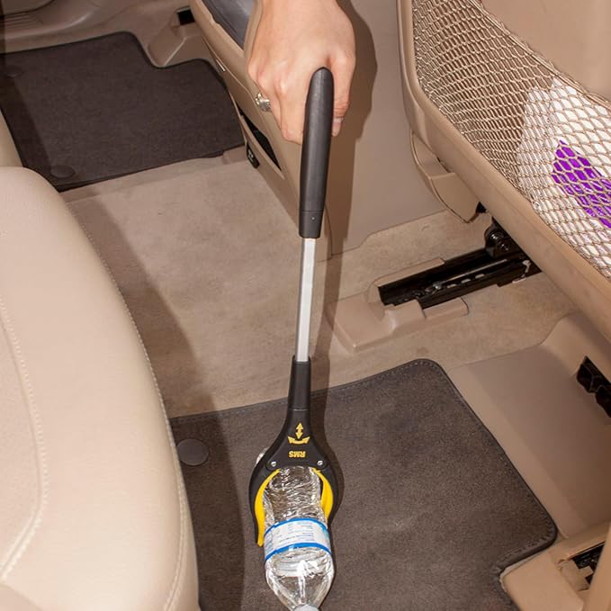 RMS 2-Pack 21 Inch Grabber Reacher with Rotating Jaw - Mobility Aid Reaching Assist Tool