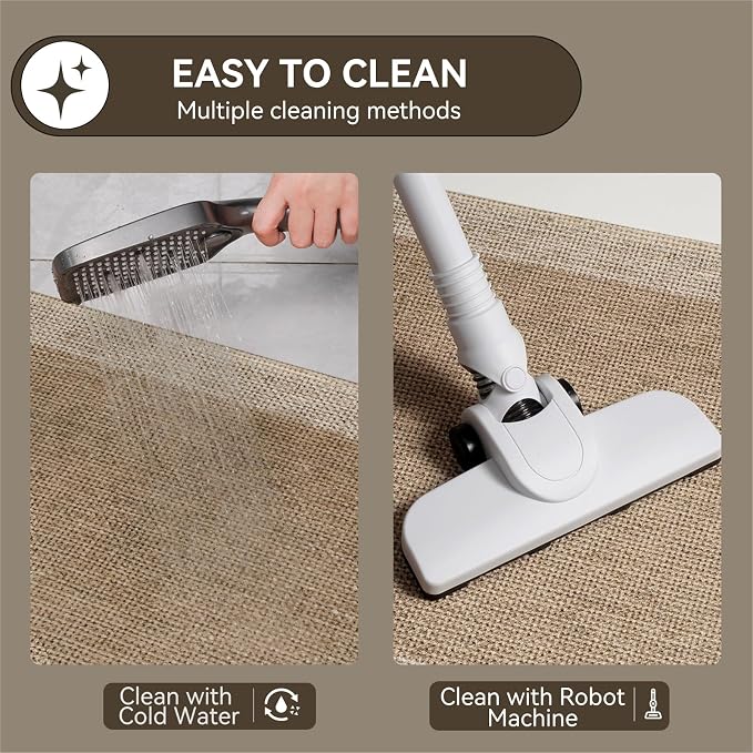 YDKGL Bathroom Rugs, Ultra Thin Bath Mat Fit Under Door Super Absorbent Non Slip Quick Dry Bath Mat, Rubber Backing Shower Mat Outside Shower