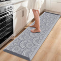 Mattitude 4/5 Inch Kitchen Mat, 20x48in Heavy Duty Ergonomic Comfort Foam Standing Desk Mat, Waterproof Non-Slip Standing Mats and Rugs for Kitchen, Office, Black