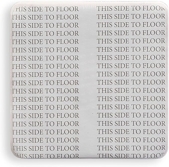 Mohawk Home Non Slip Corner Gripper Area Rug Tabs 4 Pack Anti Curling Double Sided Adhesive 4-inch x 4-inch Square
