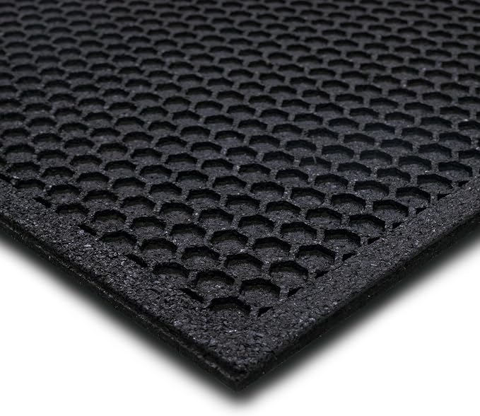 Mohawk Home Indoor Outdoor 4 Pack (0' 9" x 2' 11" Stairtread) Heavy Duty Rubber Floor Mat Anti Slip Restaurant Kitchen for Garage Garden Industrial Pool Entrance Bar Wet Area