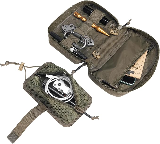 EXCELLENT ELITE SPANKER Tactical First Aid Pouch IFAK Rip Away Molle EMT Pouch Compact Admin Pouch Medical Utility Pouch Emergency Survival Kits for Tactical Vest,Backpack