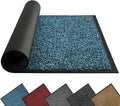 Mibao Front Door Mat Indoor Entrance, 48" x 36", Dirt Trapper Welcome Mat for Outdoor Indoor, Non-Slip Waterproof Doormat, Durable Machine Washable Low Profile Entry Rug for Back Door Outside,Grey