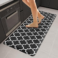 WISELIFE Anti Fatigue Floor Mat - 4/5 Inch Thick Kitchen Mat Non Slip Waterproof Heavy Duty Ergonomic Comfort Mat Durable for Home, Office, Sink, Laundry,(22" x 54", Black)