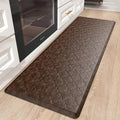 Kitchen Mats for Floor - Anti Fatigue Mats for Kitchen Floor - Non Slip Cushioned Rugs for Standing, Office, Sink, Laundry, Brown