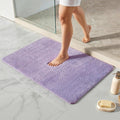 TYUU Bathroom Rugs Non Slip Washable, Ultra Soft Super Absorbent Quick Dry Small Bath Mat with Rubber Backing for Bathroom Floor, Shower, or Sink, Lavender 24" x 36"
