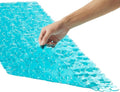 Webos Bath Shower Mat Non Slip: Extra Large Pebble Bathtub mat for Families, Anti Slip Shower Matt with Drain Holes Suction Cups Tub Mat - 16 X 40 Inch Clear Green