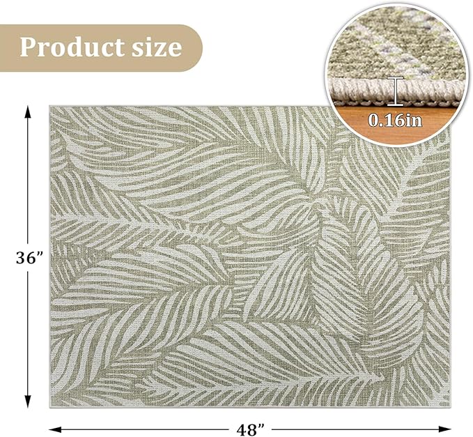 Office Chair Mat for Hardwood Floor, 48"x36" Easy Glide Computer Desk Mat Protector for Rolling Chair Under Desk Rug Nonslip Backing, Machine Wash (Modern)