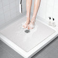 ZOESOE Square Shower Mat Non Slip: 32x32 Inch Large Shower Mats for Inside Shower with Drain Hole in Center, Super Soft PVC Loofah Massage Shower Stall Mat, Anti Slip Shower Floor Mat, Quick Drying