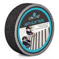 LifeGrip Stay on Track Anti Slip Traction Tape, 2 Inch x 60 Foot - Best Grip, Friction, Abrasive Adhesive for Stairs, Tread Step, Indoor, Outdoor (2" X 60')