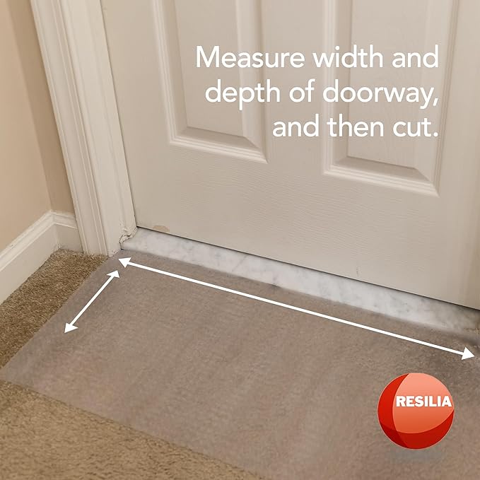 Pet Carpet Protector - Doorway Damage Deterrent and Scratch-Stopper for Cats, Dogs, and Pets, Heavy-Duty PVC Runner, Cut to Fit, Clear, 30 Inches x 48 Inches, Made in The USA