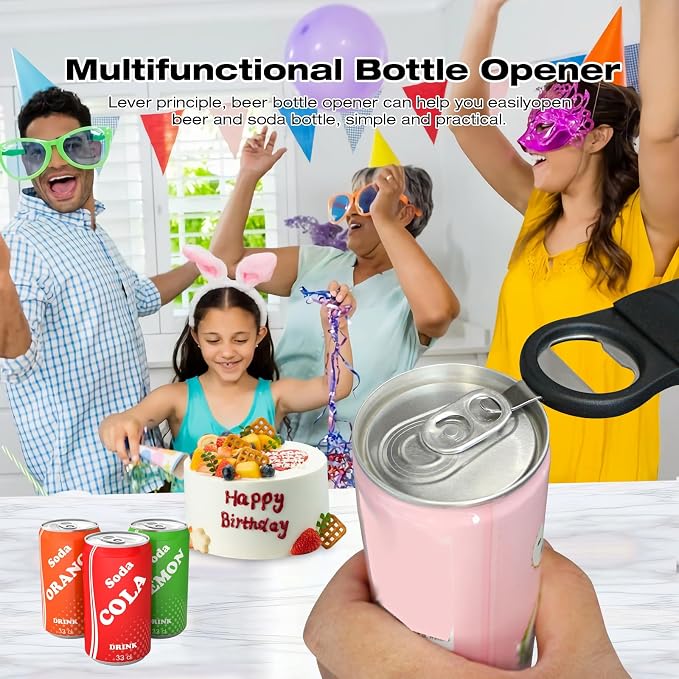 RAIN SPIRIT Multifunctional Retractable Bottle & Jar Opener - Adjustable Can Opener & Lid Gripper for Seniors, Weak Hands, and Arthritis,Jar Opener Bottle Opener and Lid Opener，Wine Opener Gadgets ﻿