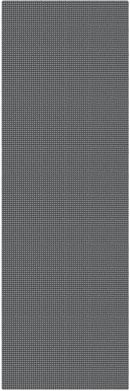 KOZYFLY Cotton Runners for Hallway 2.5'x8', Washable Runner Rug, Woven Non Slip Kitchen Runner, Braided Entryway Rug, Floor Carpet for Foyer, Bedroom, Hall, Grey/Dark Grey