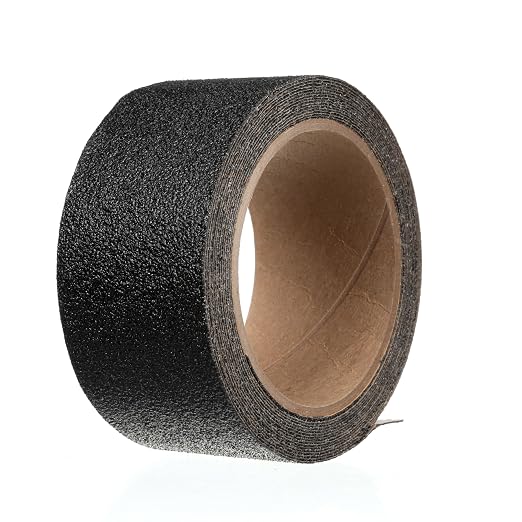 3M Safety-Walk Slip Resistant Tape, Black Anti Slip Grip Roll, 2 in x 15 ft, Strong Self-Adhesive Traction Tape for Stairs, Ladders, Floors & Work Areas, 3-Pack